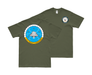 Double-Sided USS Dwight D. Eisenhower (CVN-69) Veteran T-Shirt Tactically Acquired Small Military Green 