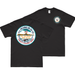 Double-Sided USS Franklin (CV-13) Veteran T-Shirt Tactically Acquired Small Black 