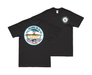 Double-Sided USS Franklin (CV-13) Veteran T-Shirt Tactically Acquired Small Black 