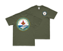 Double-Sided USS George H.W. Bush (CVN-77) Veteran T-Shirt Tactically Acquired Small Military Green 