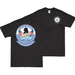 Double-Sided USS George Washington (CVN-73) Veteran T-Shirt Tactically Acquired Small Black 