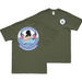 Double-Sided USS George Washington (CVN-73) Veteran T-Shirt Tactically Acquired Small Military Green 