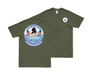 Double-Sided USS George Washington (CVN-73) Veteran T-Shirt Tactically Acquired Small Military Green 