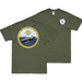 Double-Sided USS Gerald R. Ford (CVN-78) Veteran T-Shirt Tactically Acquired Small Military Green 