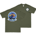 Double-Sided USS Hornet (CV-12) Veteran T-Shirt Tactically Acquired Small Military Green 