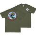 Double-Sided USS Hornet (CVA-12) Veteran T-Shirt Tactically Acquired Small Military Green 