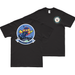 Double-Sided USS Hornet (CVS-12) Veteran T-Shirt Tactically Acquired Small Black 