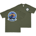 Double-Sided USS Hornet (CVS-12) Veteran T-Shirt Tactically Acquired Small Military Green 