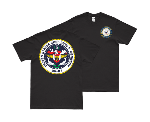 Double-Sided USS John F. Kennedy (CV-67) Veteran T-Shirt Tactically Acquired   