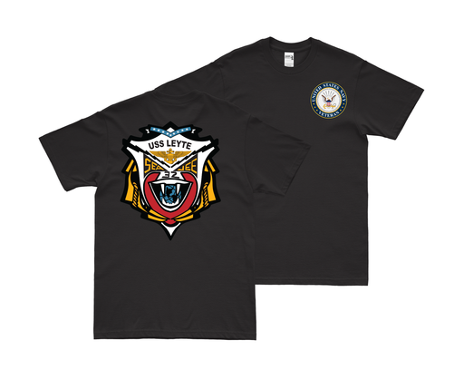 Double-Sided USS Leyte (CV-32) Veteran T-Shirt Tactically Acquired   