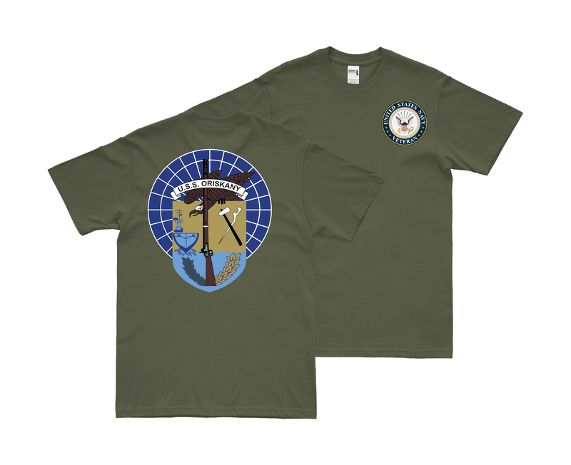 Double-Sided USS Oriskany (CV-34) Veteran T-Shirt