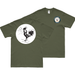 Double-Sided USS Saratoga (CV-3) Veteran T-Shirt Tactically Acquired Small Military Green 