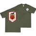 Double-Sided USS Saratoga (CVA-60) Veteran T-Shirt Tactically Acquired Small Military Green 