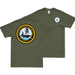 Double-Sided USS Theodore Roosevelt (CVN-71) Veteran T-Shirt Tactically Acquired Small Military Green 