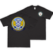 Double-Sided USS Yorktown (CVS-10) Veteran T-Shirt Tactically Acquired Small Black 