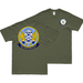 Double-Sided USS Yorktown (CVS-10) Veteran T-Shirt Tactically Acquired Small Military Green 