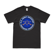U.S. Army Infantry OEF Veteran Emblem T-Shirt Tactically Acquired Black Small 