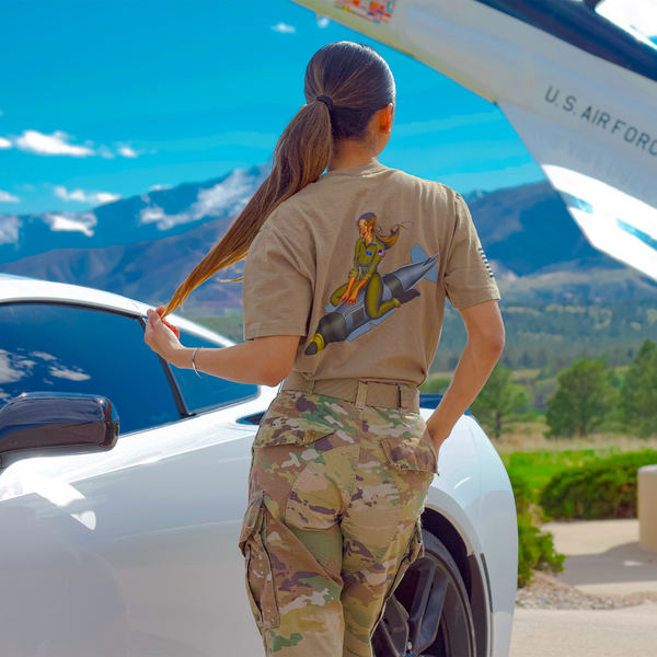 Cruz Missile U.S. Air Force Pin-Up Girl Judy T-Shirt