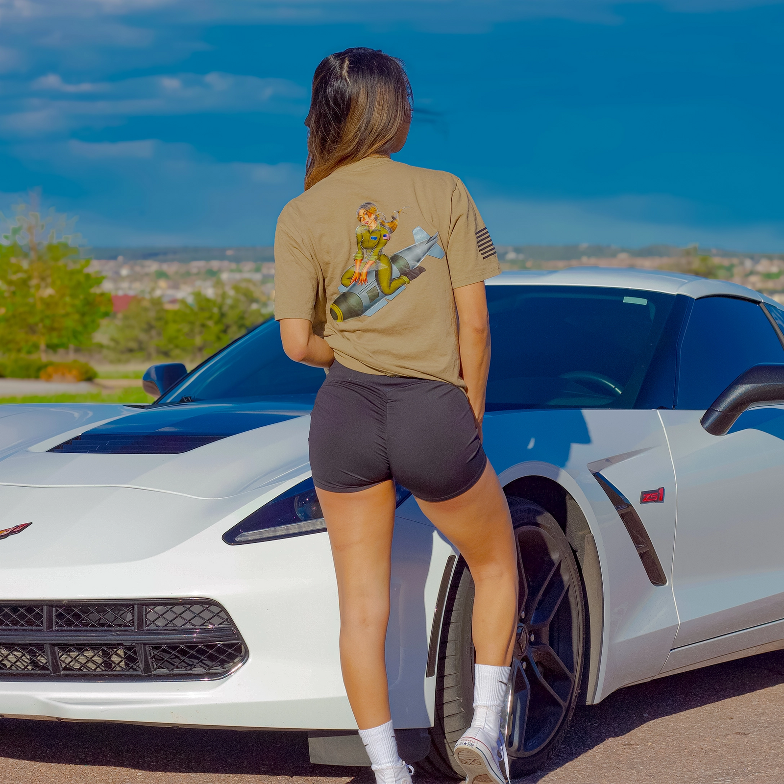 Cruz Missile U.S. Air Force Pin-Up Girl Judy T-Shirt Tactically Acquired
