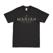 Battle of Marjah Operation Enduring Freedom USMC T-Shirt Tactically Acquired Black Small 