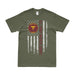 Patriotic U.S. Army Medical Corps American Flag T-Shirt Tactically Acquired Small Military Green 