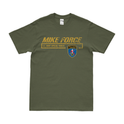 Army Special Forces MIKE Force Vietnam War T-Shirt Tactically Acquired   