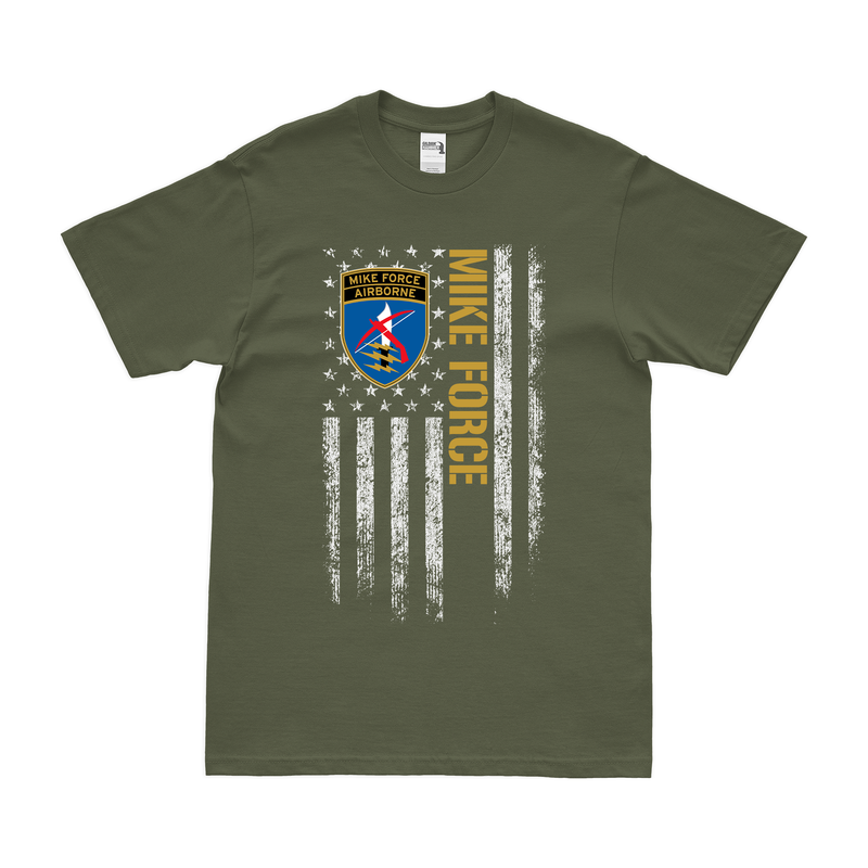 MIKE Force Special Forces American Flag T-Shirt