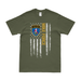 MIKE Force Special Forces American Flag T-Shirt Tactically Acquired Small Military Green 