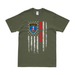 U.S. Army MIKE Force Special Forces American Flag T-Shirt Tactically Acquired Small Military Green 