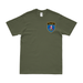 MIKE Force Special Forces Logo Left Chest Emblem T-Shirt Tactically Acquired Small Military Green 