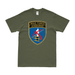 Distressed MIKE Force Logo Emblem Insignia Vietnam War T-Shirt Tactically Acquired Small Military Green 