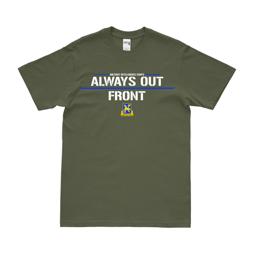 U.S. Army Military Intelligence Motto T-Shirt Tactically Acquired Military Green Small 