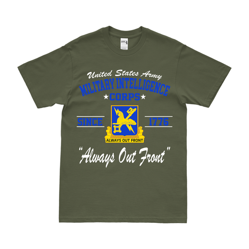米国陸軍情報部隊 1776年以来の遺産 Tシャツ