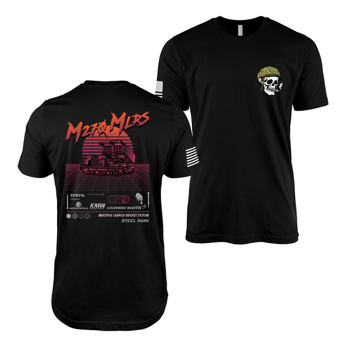 Retro M270 MLRS Synthwave T-Shirt