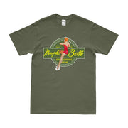 Vintage Memphis Belle B-17 'Flying Fortress' WW2 Legacy T-Shirt Tactically Acquired Military Green Small
