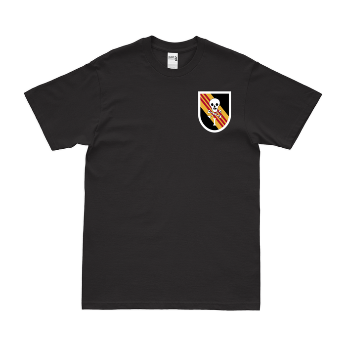 MIKE Force I Corps Logo Left Chest Emblem T-Shirt Tactically Acquired Small Black 