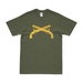 Military Police Corps Branch Emblem T-Shirt Tactically Acquired Military Green Distressed Small