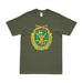 Military Police Corps Insignia T-Shirt Tactically Acquired Military Green Distressed Small