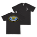 Double-Sided Naval Special Warfare Group 8 (NSWG-8) Frogman T-Shirt Tactically Acquired Black Small 