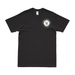 U.S. Navy Veteran Logo Left Chest Emblem Crest T-Shirt Tactically Acquired Small Black 