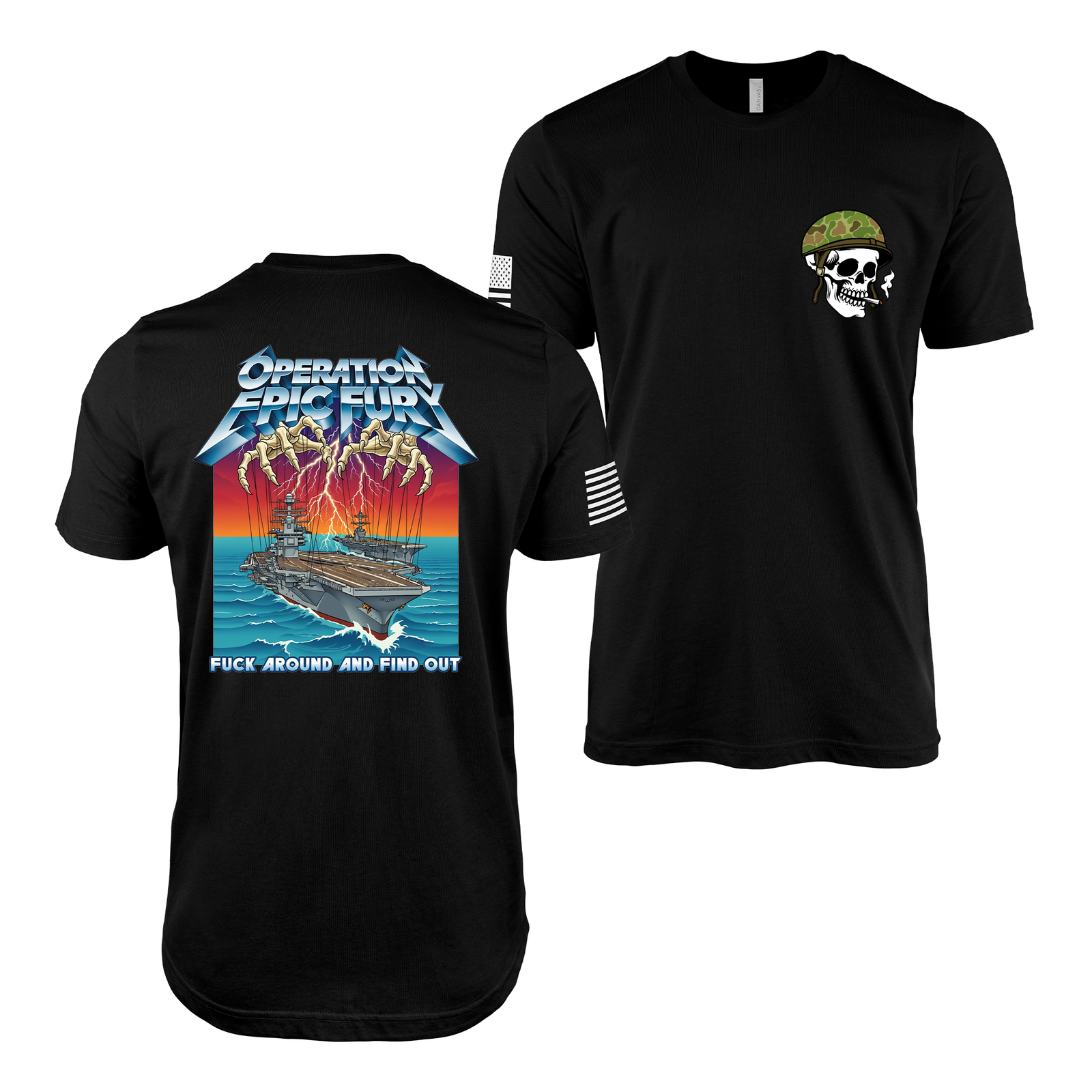 Operation Epic Fury shirt black CENTCOM Iran war ceasefire 2026 veteran owned