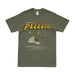 USMC 'Dug in at Peleliu' WW2 Battle of Peleliu 1944 T-Shirt Tactically Acquired Small Military Green 