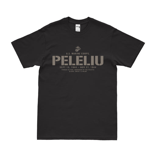U.S. Marine Corps Battle of Peleliu 1944 WW2 Legacy T-Shirt Tactically Acquired Small Black 