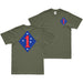 Double-Sided 1st Marine Division Battle of Peleliu T-Shirt Tactically Acquired Small Military Green 