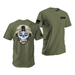 Zyn USMC Skull T-Shirt Tactically Acquired Military Green Small Peppermint