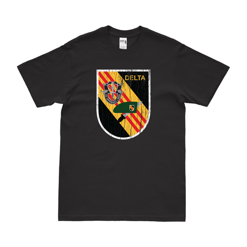 Distressed Project DELTA 5th SFG Vietnam War T-Shirt