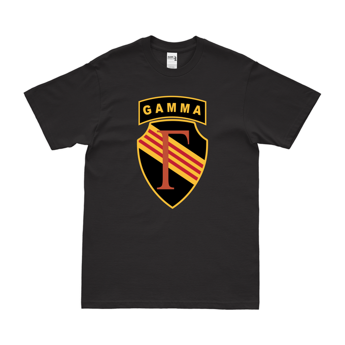 U.S. Army Project GAMMA Special Forces Vietnam T-Shirt Tactically Acquired Small Black 