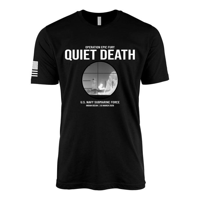 Operation Epic Fury submarine shirt black Silent Service torpedo kill Navy SSN t shirt