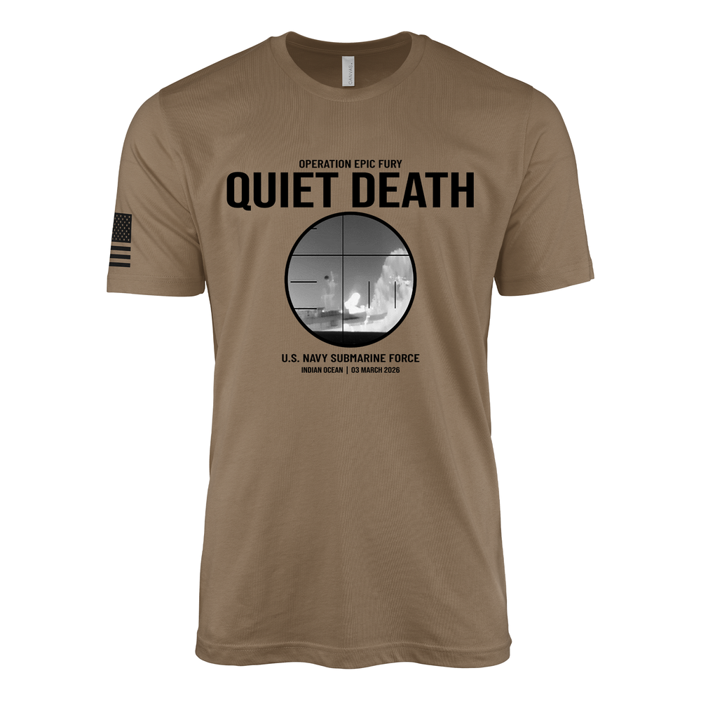 Operation Epic Fury Submarine T-Shirt – Silent Service Mk-48 Torpedo Strike
