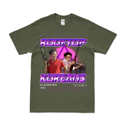 Commemorates L.A.'s "Rooftop Koreans" 1992 Korean-American Resilience T-Shirt Tactically Acquired Military Green Small 